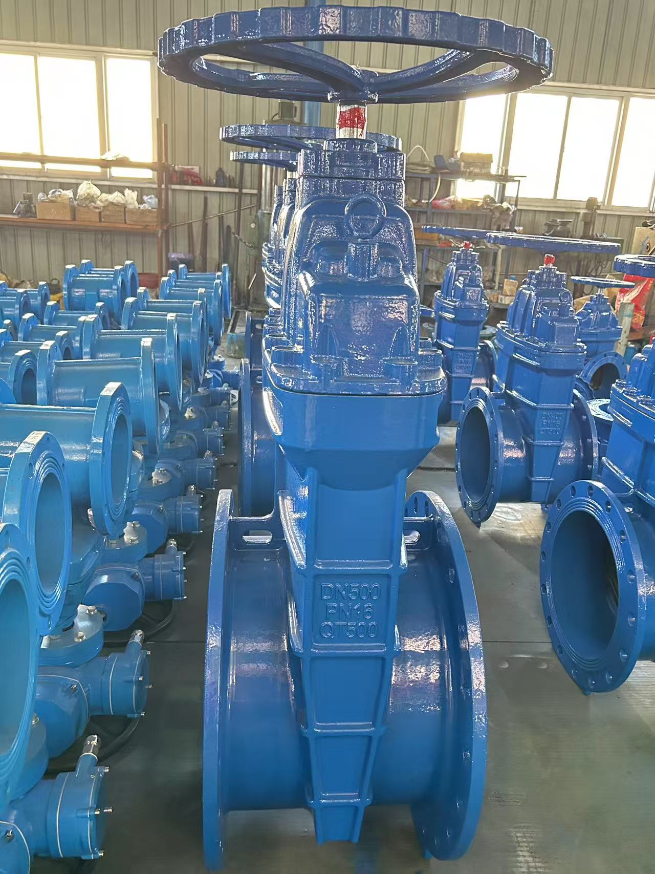 দীর্ঘ-মেয়াদী কর্মক্ষমতা জন্য উচ্চ মানের ডাবল-ফ্ল্যাঞ্জড গেট ভালভ